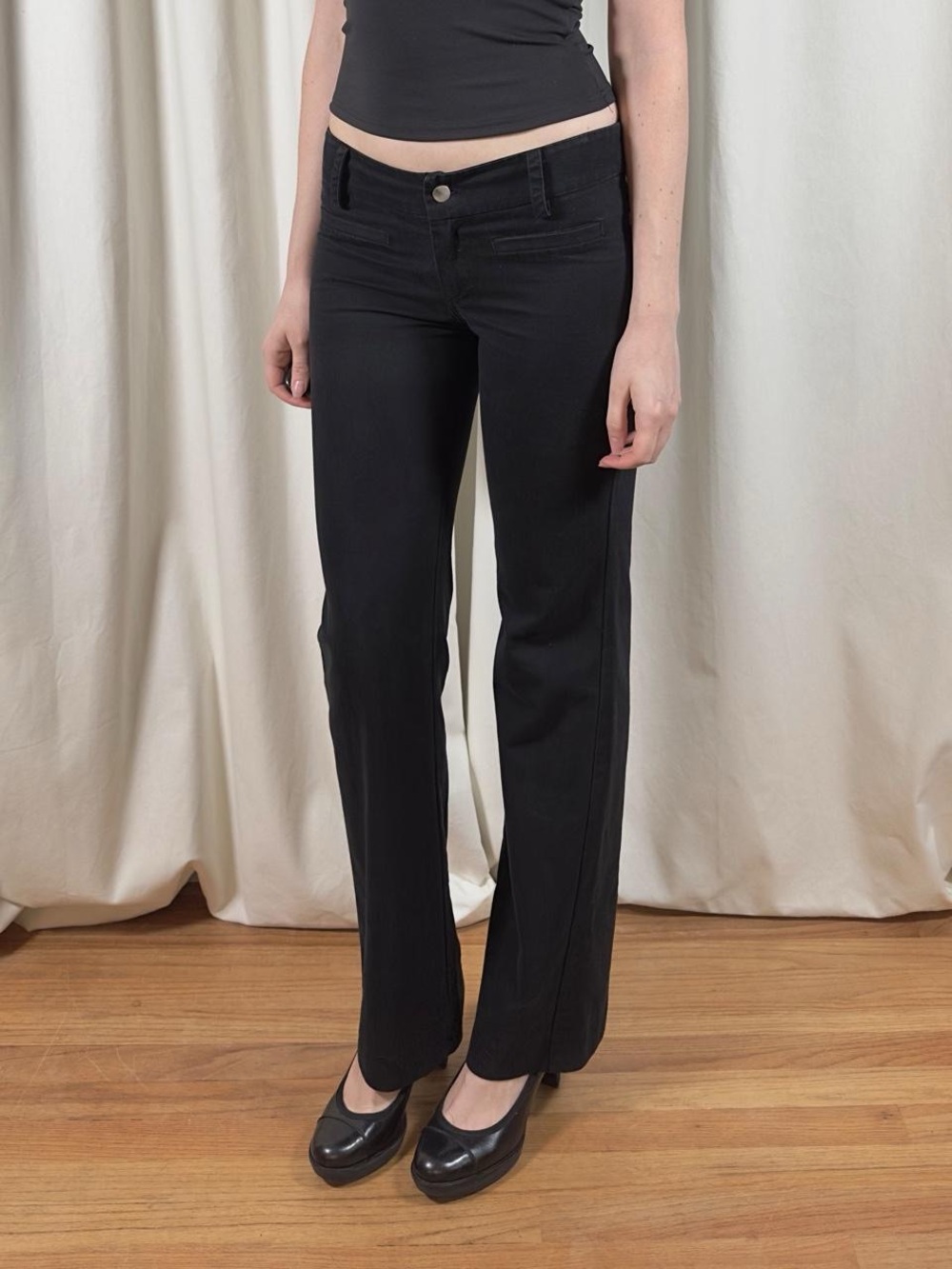 Low Rise Bootcut Pants - Picture 2 of 8
